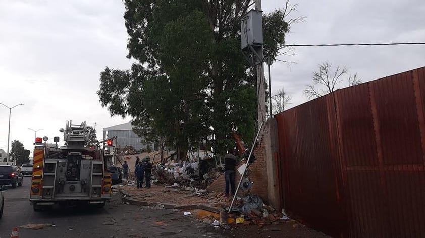 Daños causados por los fuertes vientos en Durango