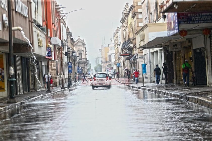 Imágenes de la lluvia de este lunes