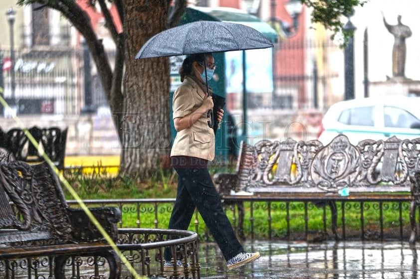 Imágenes de la lluvia de este lunes