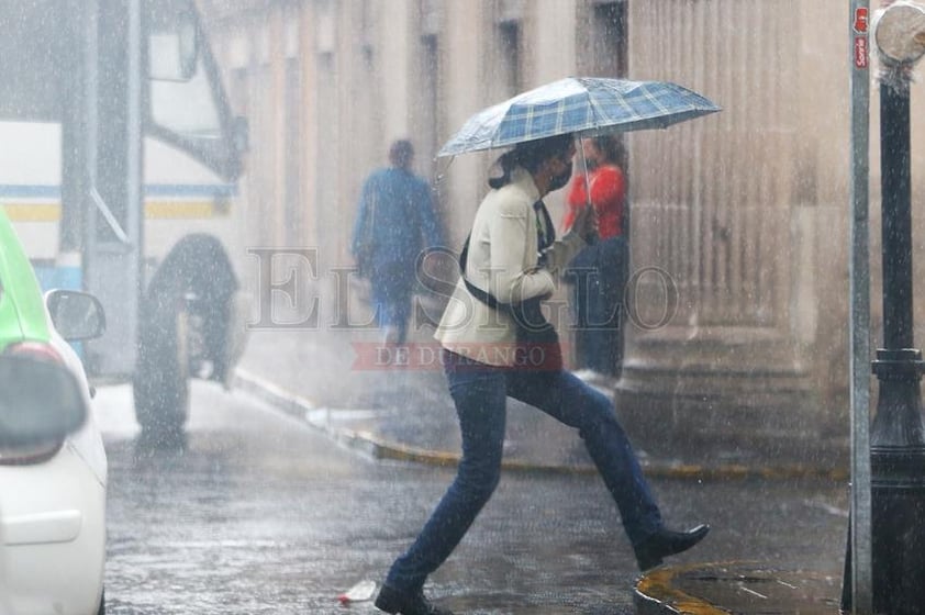 Imágenes de la lluvia de este lunes