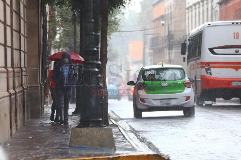 Imágenes de la lluvia de este lunes