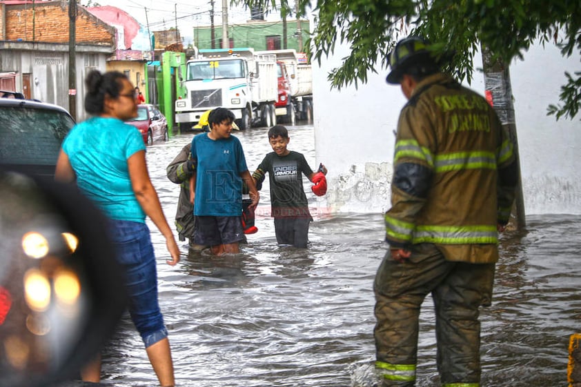 Imágenes de la lluvia de este miércoles