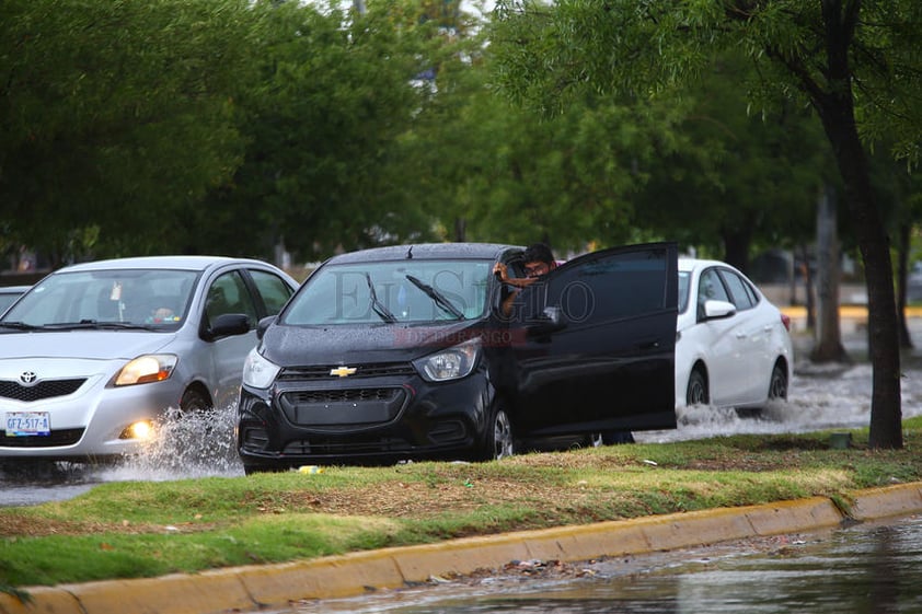 Imágenes de la lluvia de este miércoles