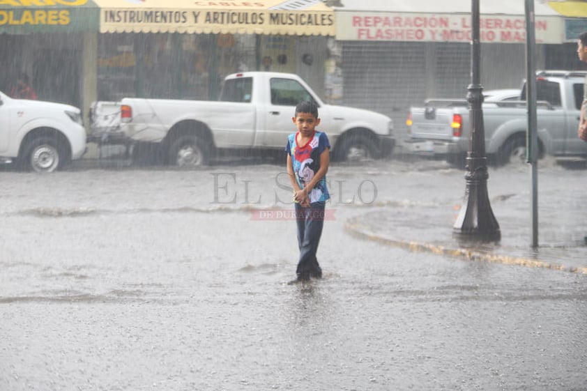 Imágenes de la lluvia de este miércoles