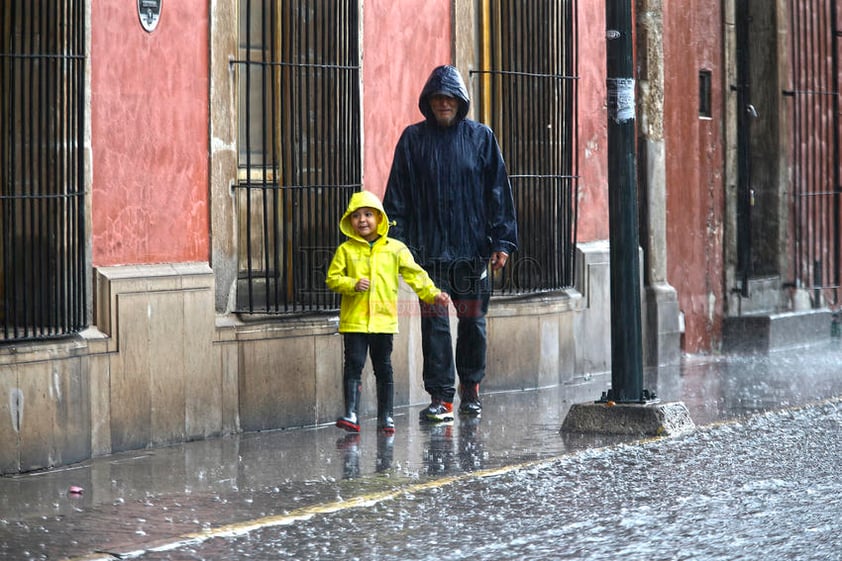 Imágenes de la lluvia de este miércoles