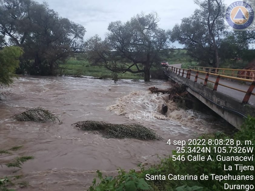 Afectaciones por lluvias