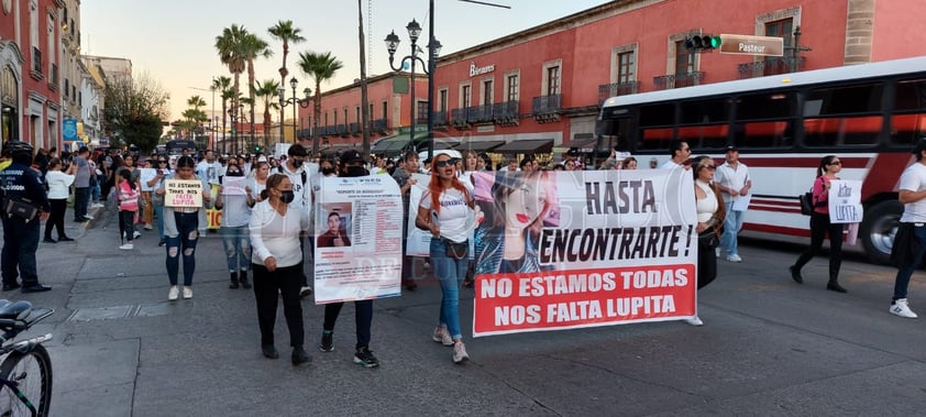 MARCHA POR LA DESAPARICIÓN DE LUPITA VÁZQUEZ