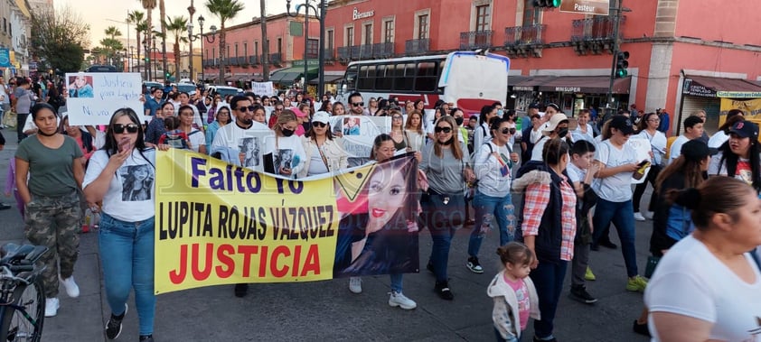 MARCHA POR LA DESAPARICIÓN DE LUPITA VÁZQUEZ