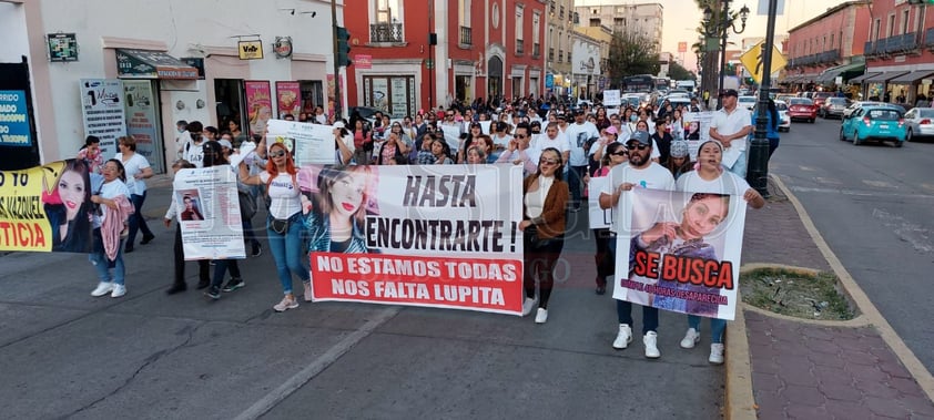 MARCHA POR LA DESAPARICIÓN DE LUPITA VÁZQUEZ