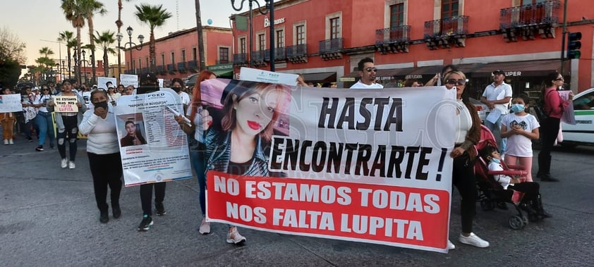 MARCHA POR LA DESAPARICIÓN DE LUPITA VÁZQUEZ