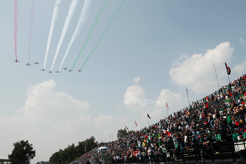 Aspectos del Gran Premio de México de la Fórmula 1 en el Autódromo de los Hermanos Rodríguez de la CDMX