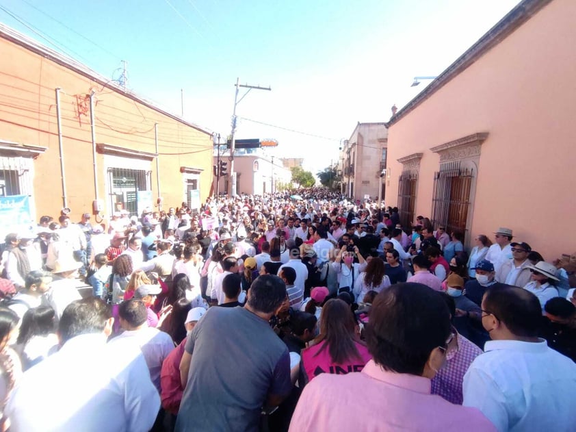 MARCHA A FAVOR DEL INE EN DURANGO