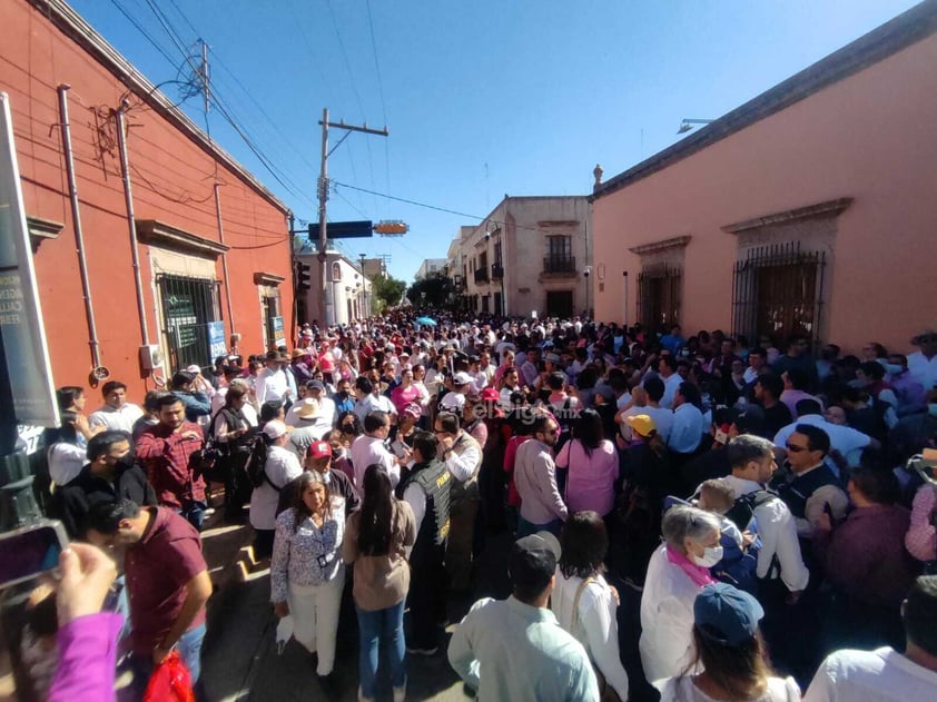 MARCHA A FAVOR DEL INE EN DURANGO