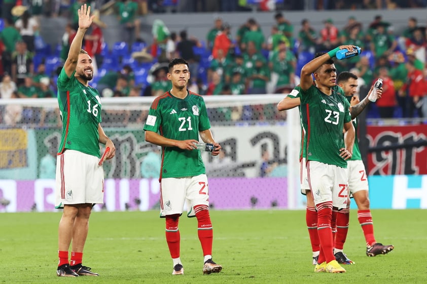 Afición mexicana captada durante el encuentro contra Polonia, en el Mundial de futbol Qatar 2022.