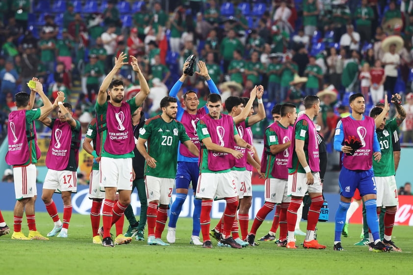 Afición mexicana captada durante el encuentro contra Polonia, en el Mundial de futbol Qatar 2022.