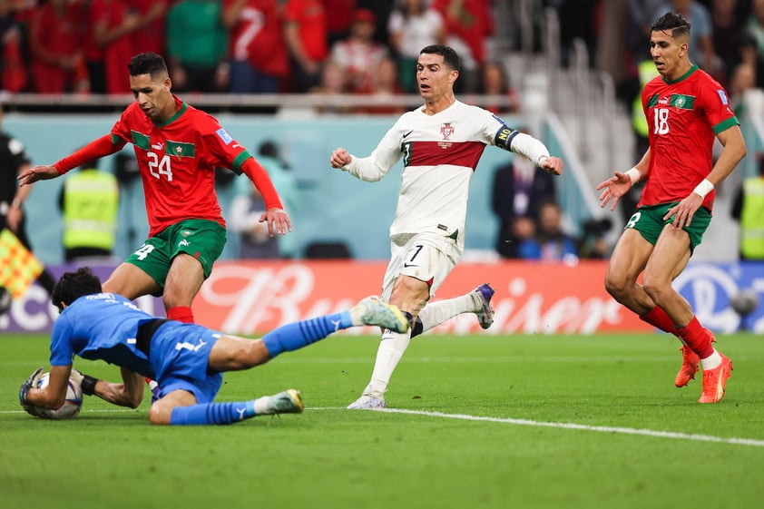 Marruecos se impuso a la selección de Portugal por la mínima diferencia.