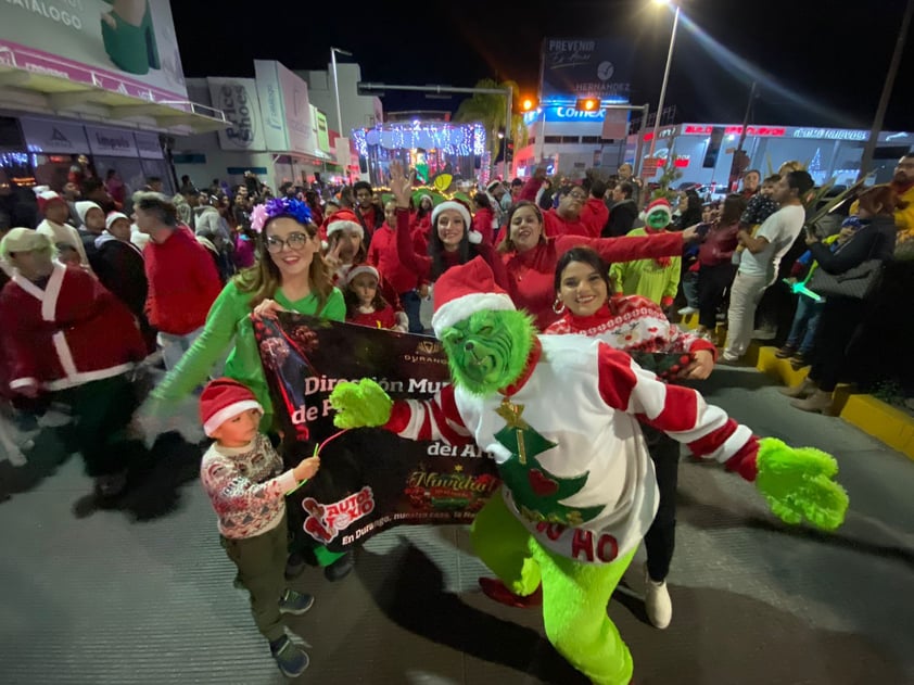 Desfile navideño en Durango