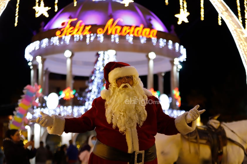 Alumbrado navideño del Centro Histórico de Durango