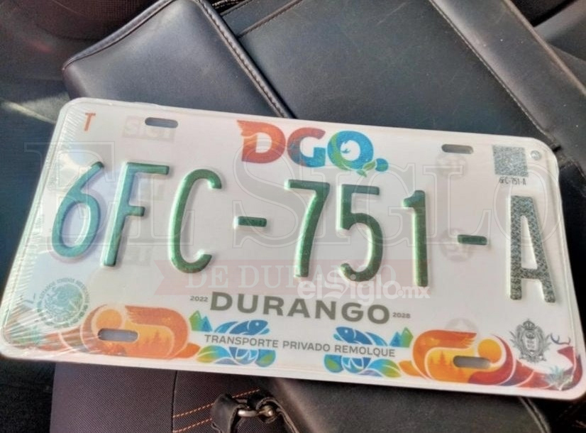 30 años de historia en las placas de Durango.