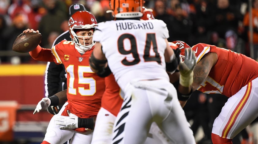 Patrick Mahomes estará en su tercer juego por el título de la NFL.