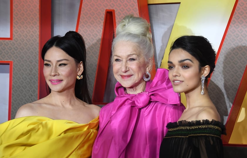 El elenco de la película ¡Shazam! Fury of the Gods asisten al estreno británico en Leicester Square en Londres, Gran Bretaña.