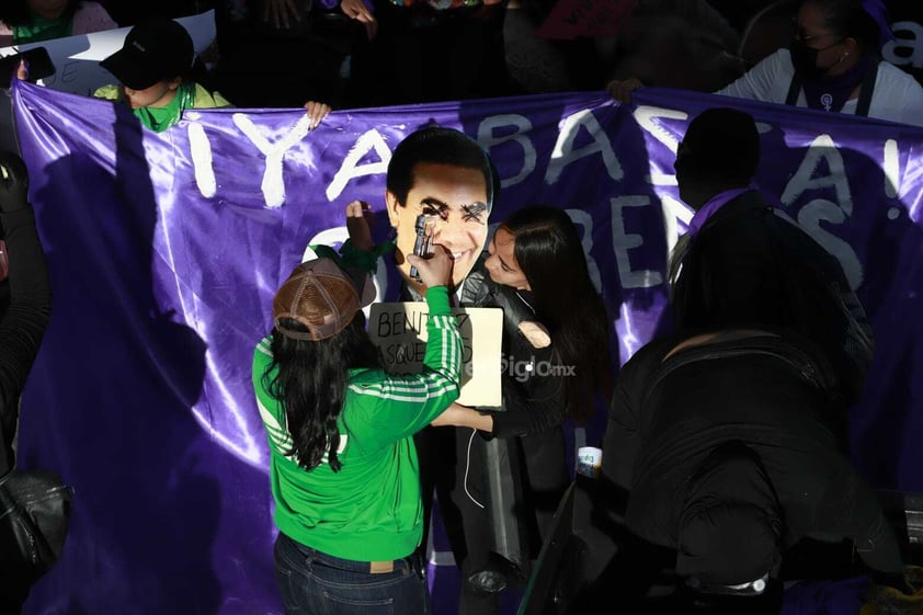 El 8 de marzo, Día Internacional de la Mujer, se llevó a cabo la cuarta marcha feminista en Durango, organizada por diversos colectivos.