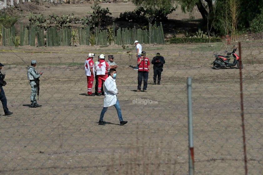 Dos personas muertas es el saldo preliminar por la caída de un globo aerostático en el perímetro de la Zona Arqueológica de Teotihuacán, en el Estado de México.