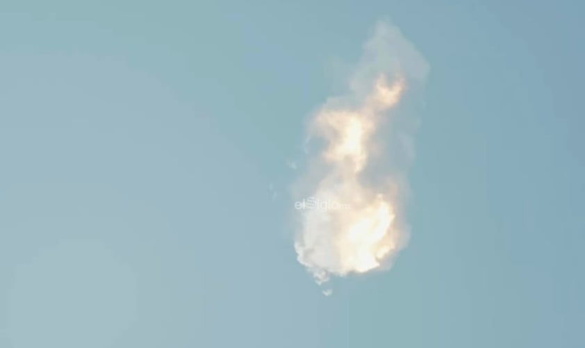 El gran cohete Starship de la empresa SpaceX, después de un exitoso despegue, explotó en el aire por motivos todavía por determinar, aunque los ingenieros de la compañía señalaron que daban por buena la prueba.