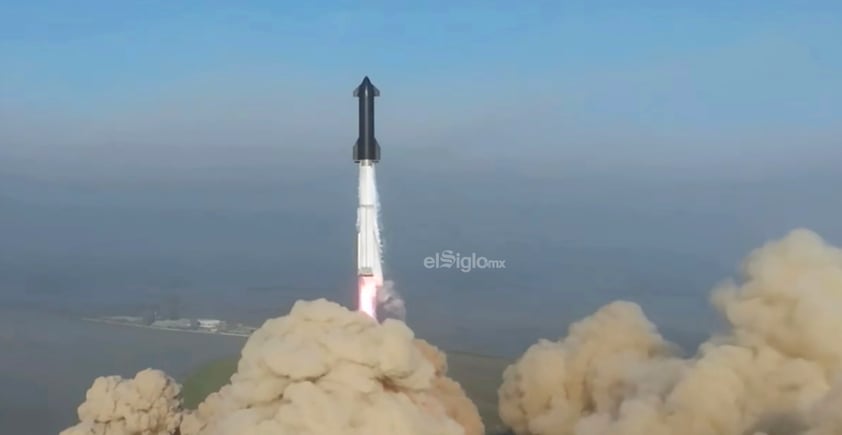 El gran cohete Starship de la empresa SpaceX, después de un exitoso despegue, explotó en el aire por motivos todavía por determinar, aunque los ingenieros de la compañía señalaron que daban por buena la prueba.