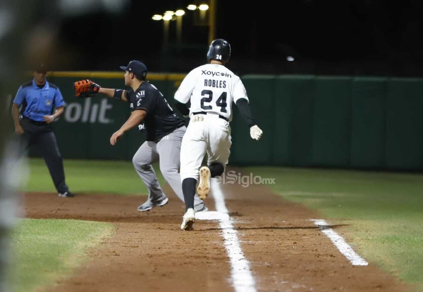 Primer juego de la serie entre Rieleros de Aguascalientes vs. Generales de Durango