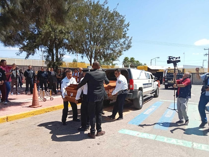 Realizan homenaje a policía municipal caído en cumplimiento de su deber.