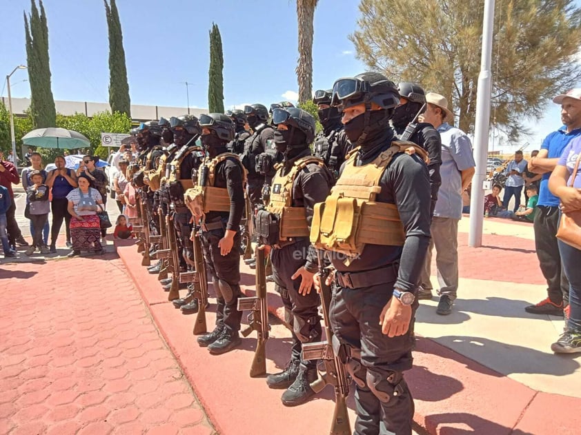 Realizan homenaje a policía municipal caído en cumplimiento de su deber.