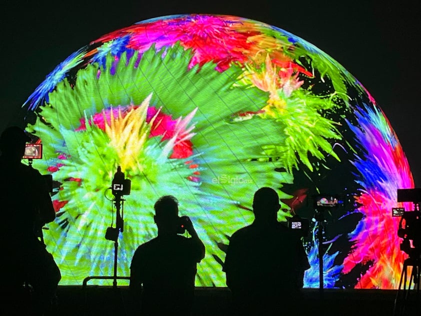 Esta es MSG Sphere, una futurista construcción esférica en Las Vegas que asombra con sus efectos visuales.