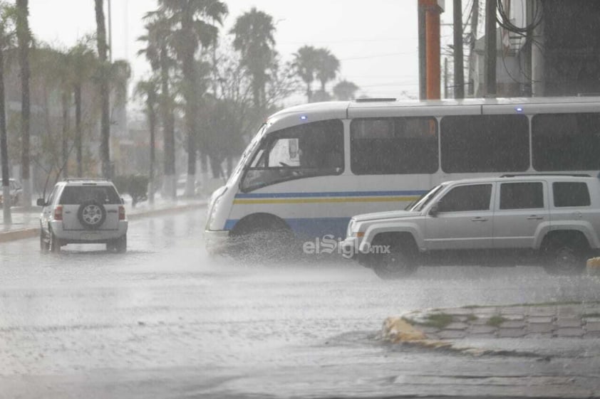 Tras las lluvias registradas esta tarde en la ciudad de Durango, se activó el comando de incidentes.