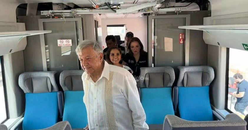 El pasado sábado, el presidente Andrés Manuel López Obrador presentó el primer vagón del Tren Maya en llegar a Cancún, Quintana Roo. Junto a la gobernadora Mara Lezama, difundieron las primeras imágenes del convoy que pertenecería a la línea 'Xiinbal'.