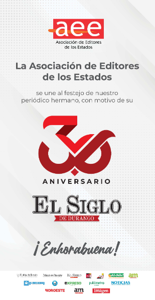 El Siglo de Durango cumplió sus primeros 30 años de vida