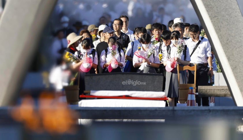 Hiroshima conmemora este domingo el 78 aniversario del bombardeo atómico de la ciudad por parte de Estados Unidos después de que su legado nuclear ocupara un lugar central cuando fue sede de la cumbre del Grupo de las Siete principales economías en mayo.