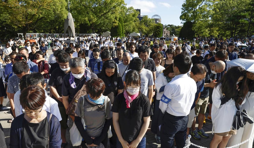 Hiroshima conmemora este domingo el 78 aniversario del bombardeo atómico de la ciudad por parte de Estados Unidos después de que su legado nuclear ocupara un lugar central cuando fue sede de la cumbre del Grupo de las Siete principales economías en mayo.