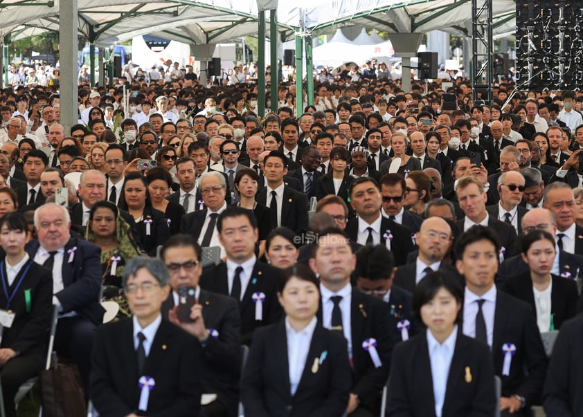 Hiroshima conmemora este domingo el 78 aniversario del bombardeo atómico de la ciudad por parte de Estados Unidos después de que su legado nuclear ocupara un lugar central cuando fue sede de la cumbre del Grupo de las Siete principales economías en mayo.