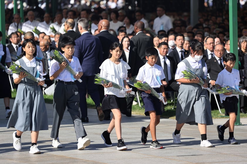 Hiroshima conmemora este domingo el 78 aniversario del bombardeo atómico de la ciudad por parte de Estados Unidos después de que su legado nuclear ocupara un lugar central cuando fue sede de la cumbre del Grupo de las Siete principales economías en mayo.