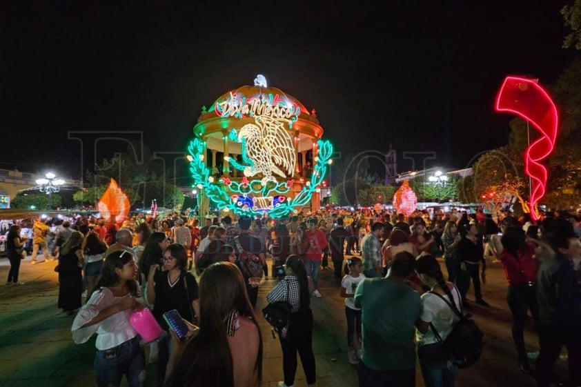 Festejo por el Grito de Independencia en Durango