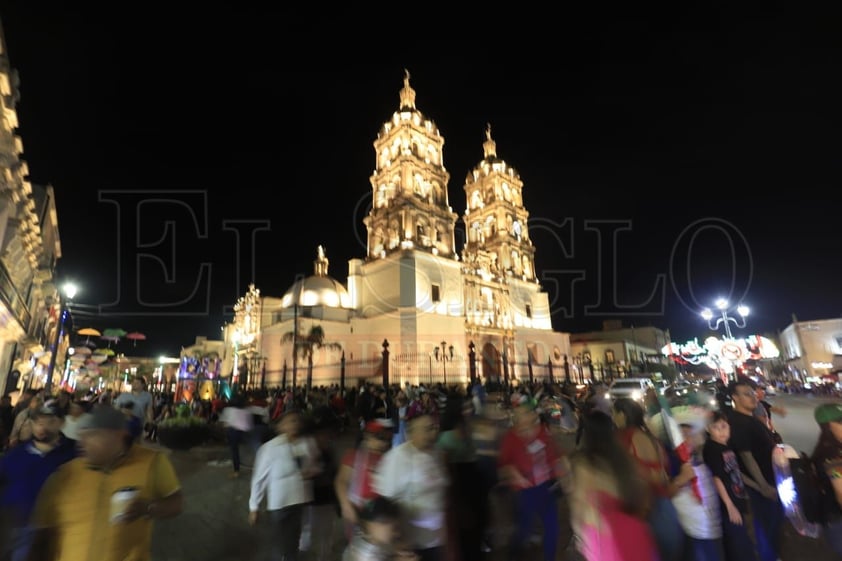 Festejo por el Grito de Independencia en Durango