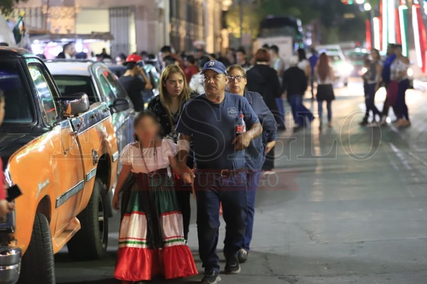 Festejo por el Grito de Independencia en Durango