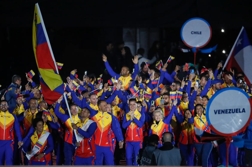 Este viernes se llevó a cabo la ceremonia de inauguración de los Juegos Panamericanos Santiago 2023.