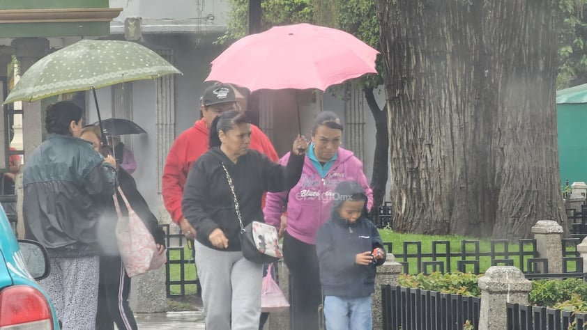 Continúan las lluvias en la ciudad de Durango.