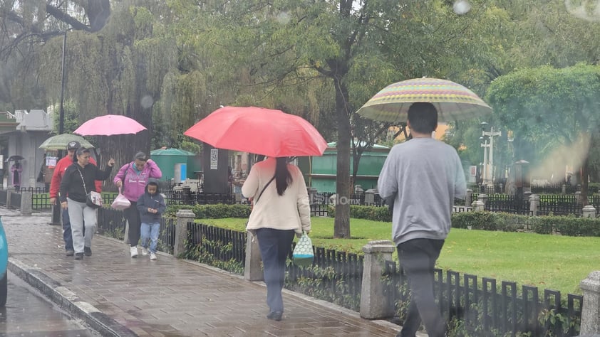 Continúan las lluvias en la ciudad de Durango.