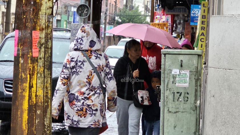 Continúan las lluvias en la ciudad de Durango.