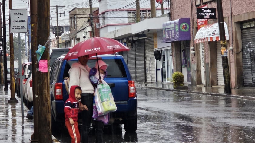 Continúan las lluvias en la ciudad de Durango.