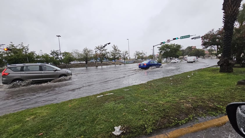 Continúan las lluvias en la ciudad de Durango.