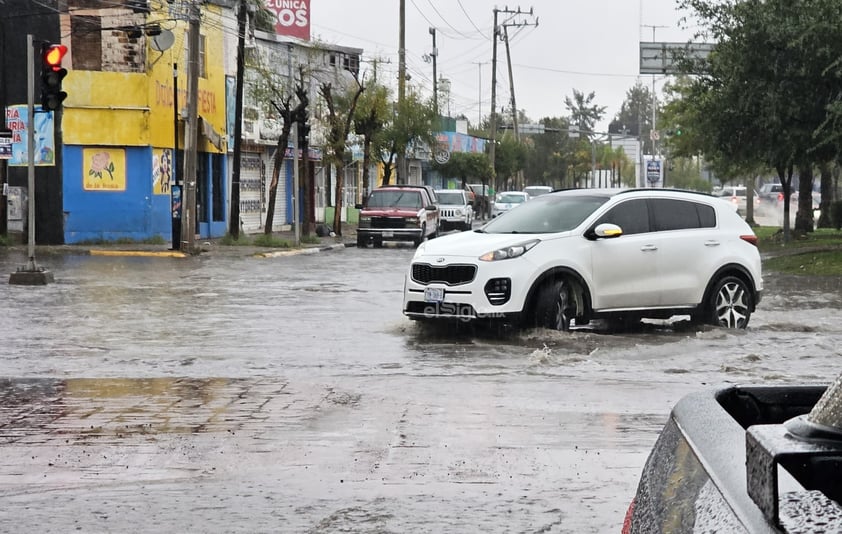 Continúan las lluvias en la ciudad de Durango.